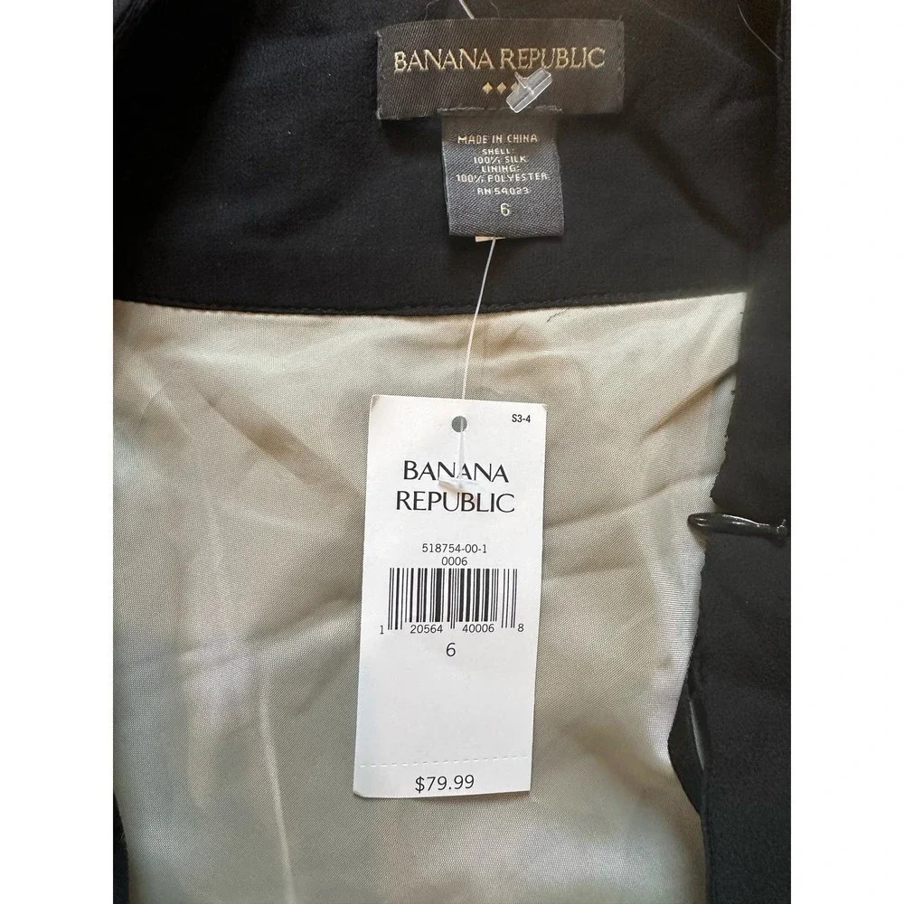 Banana Republic Black & Tan Semi Sheer Circle Skirt - Picture 2 of 5
